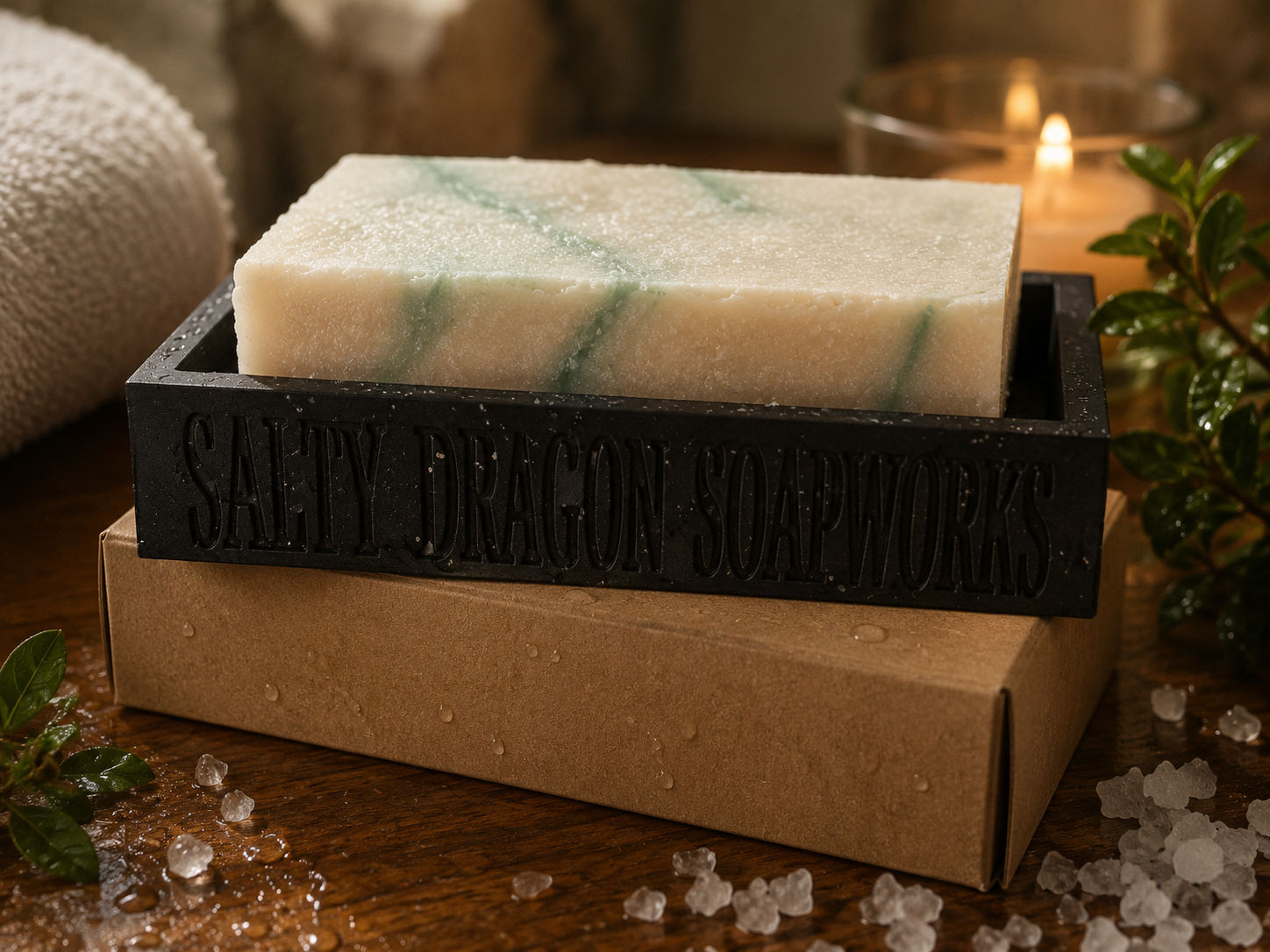 Black Soap Dish