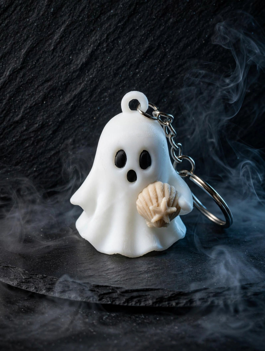 Beach Ghost Keychain