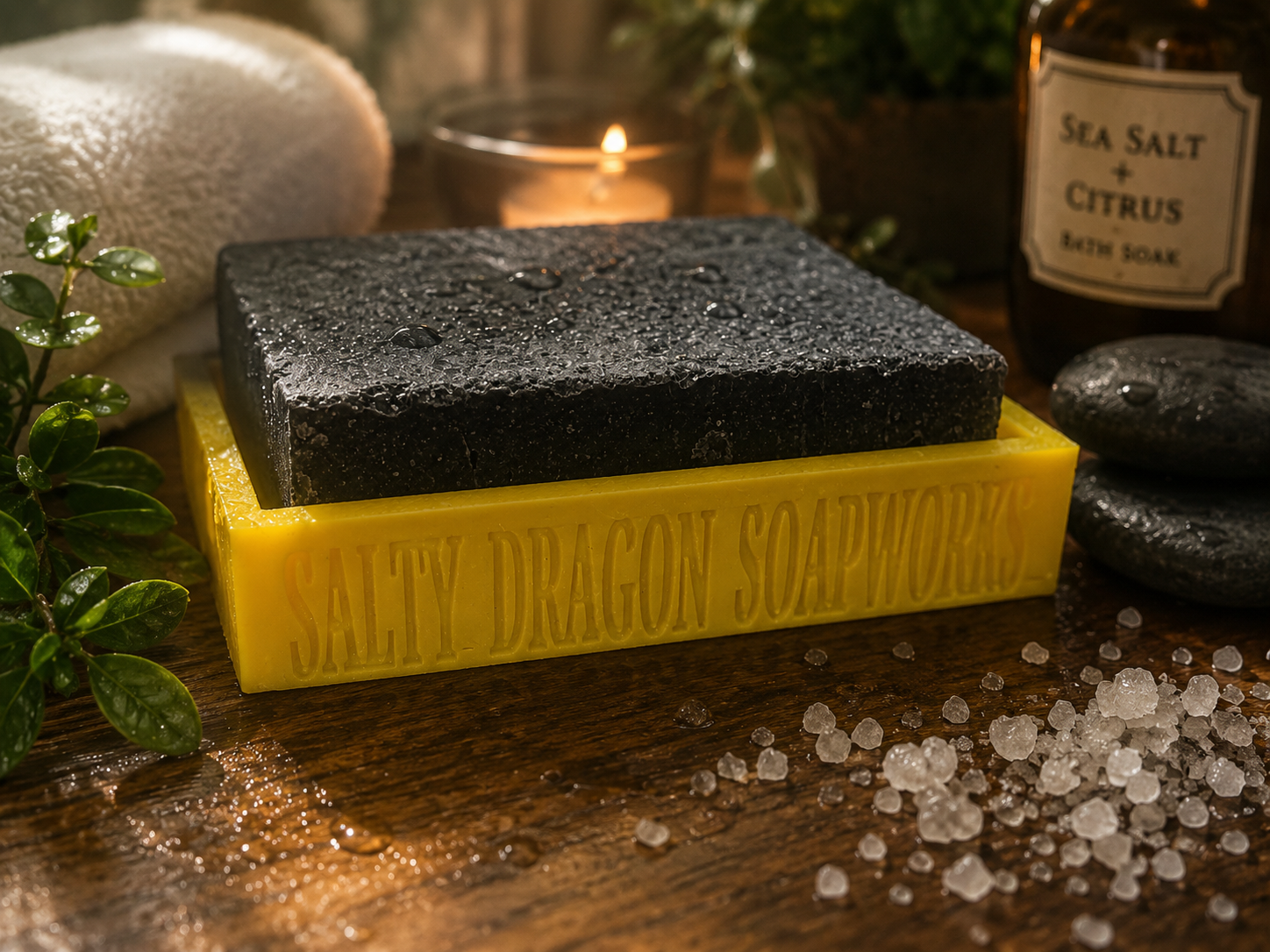 Yellow Soap Dish