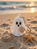 Beach Ghost Keychain