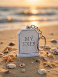 My Exes Tombstone Keychain