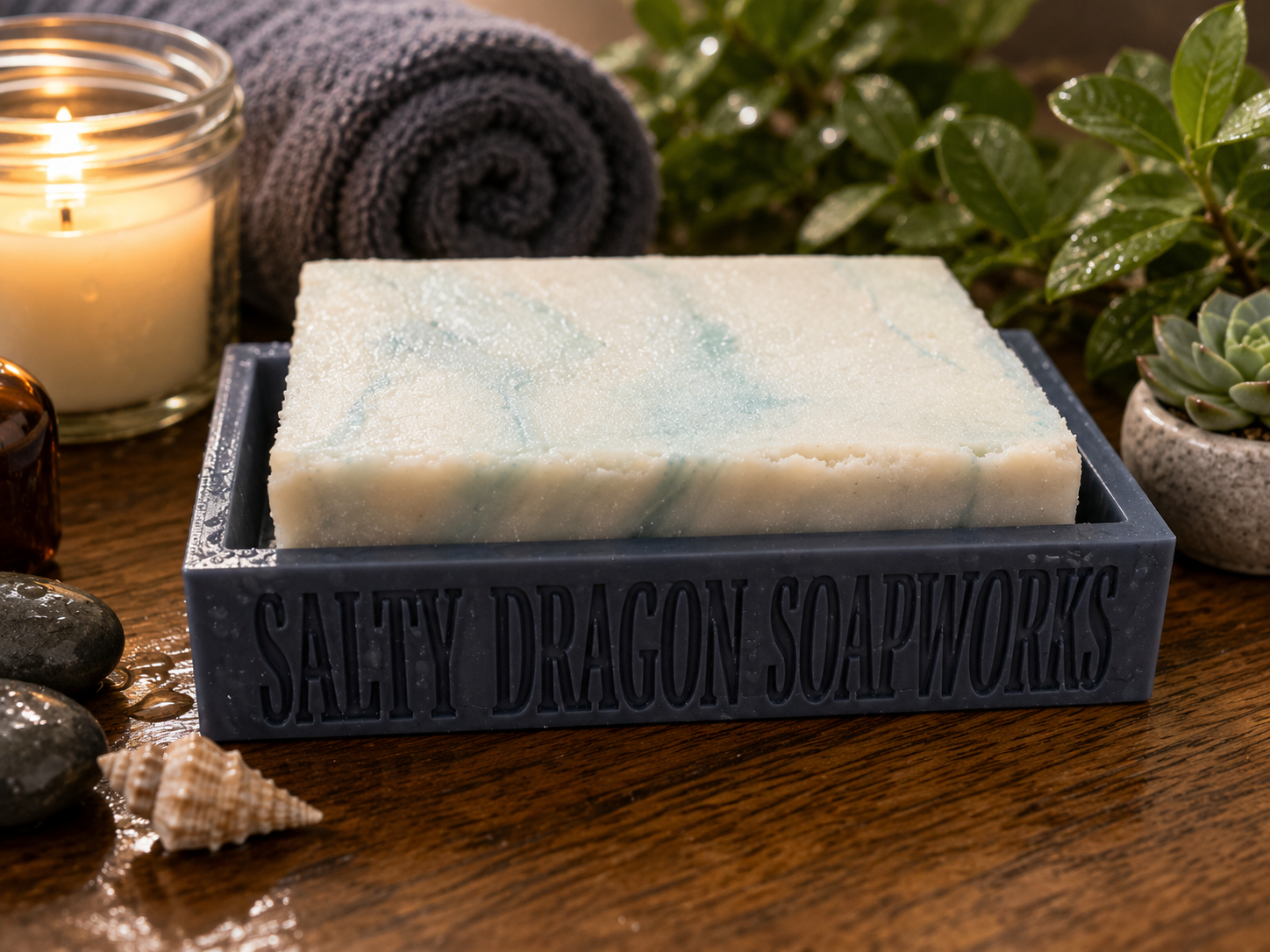 Gray Soap Dish