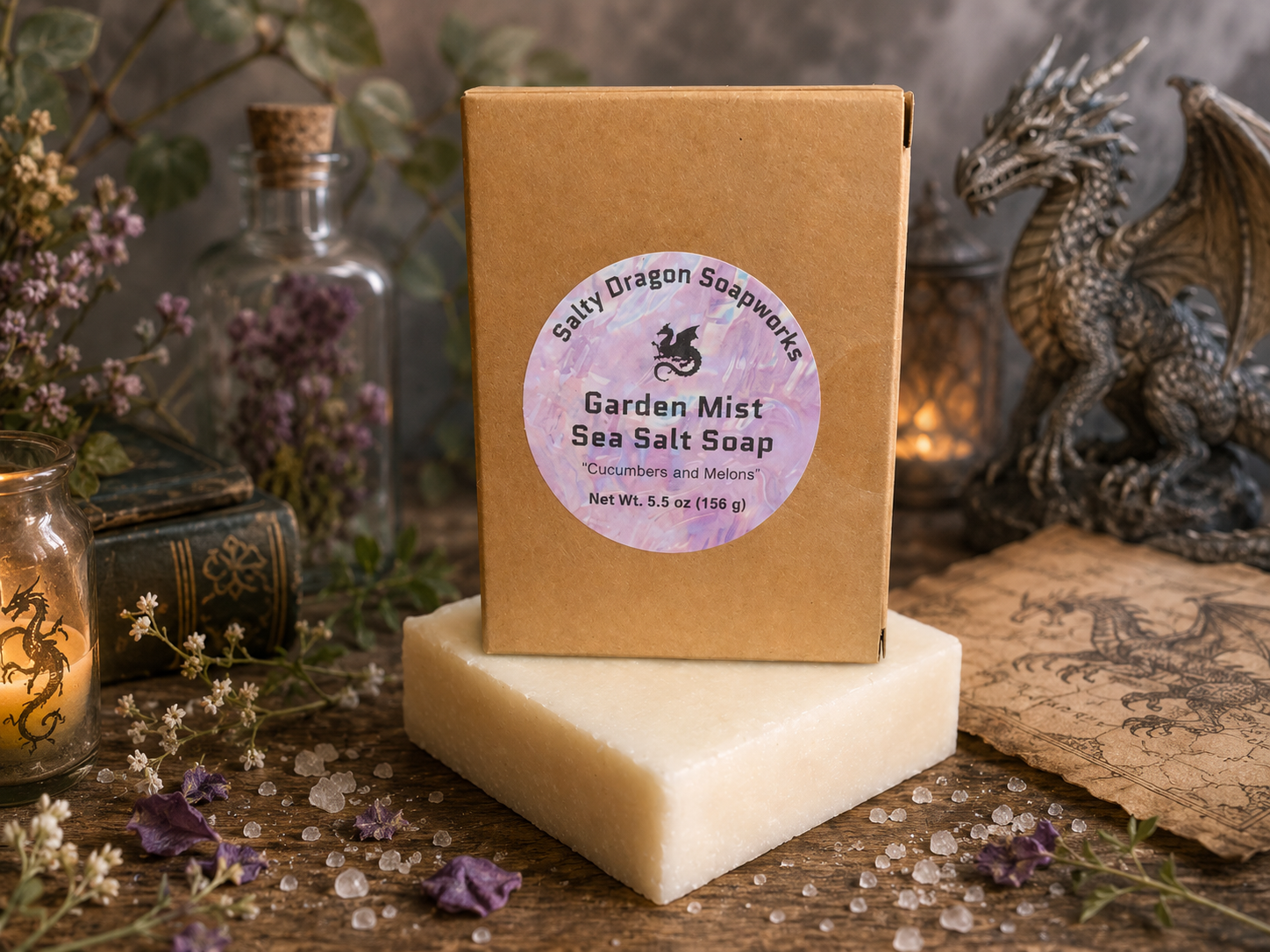 Garden Mist Sea Salt Soap Bar