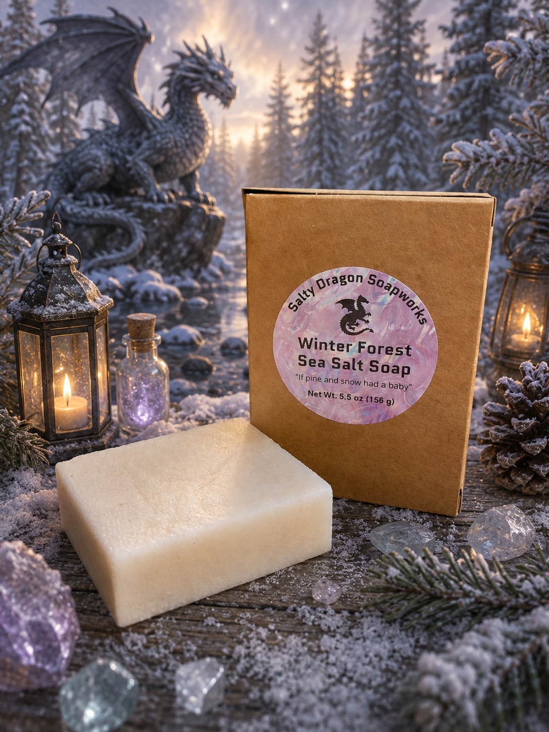 Winter Forest Sea Salt Soap Bar
