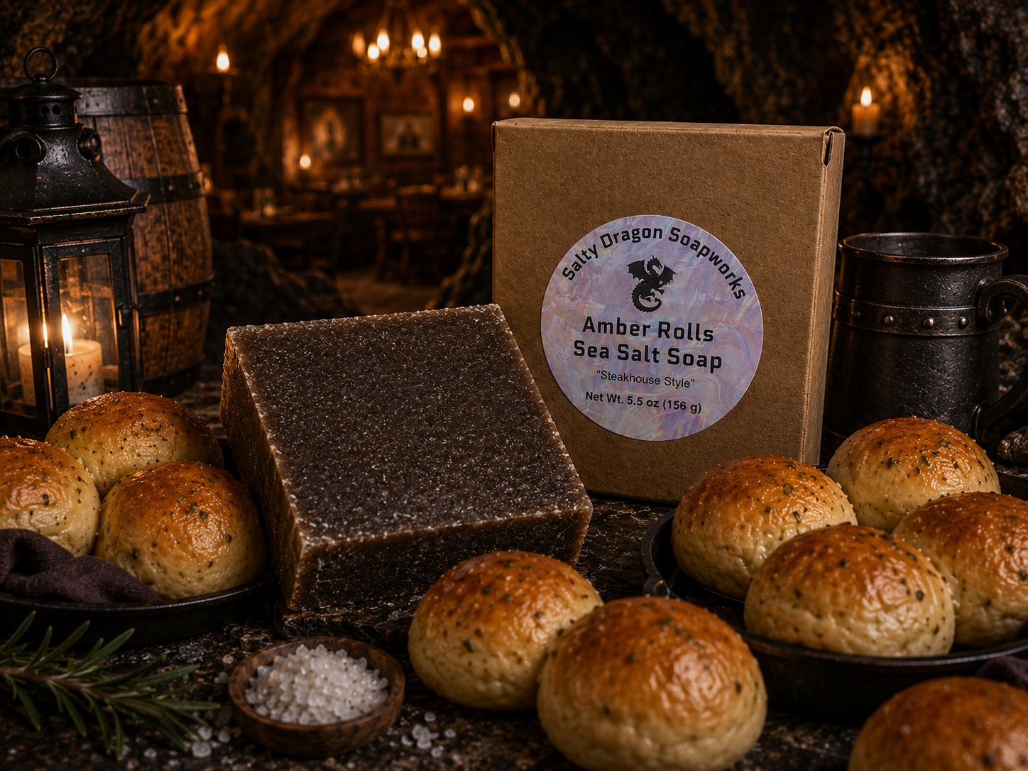 Soap of the Month: August: Amber Rolls Sea Salt Soap Bar