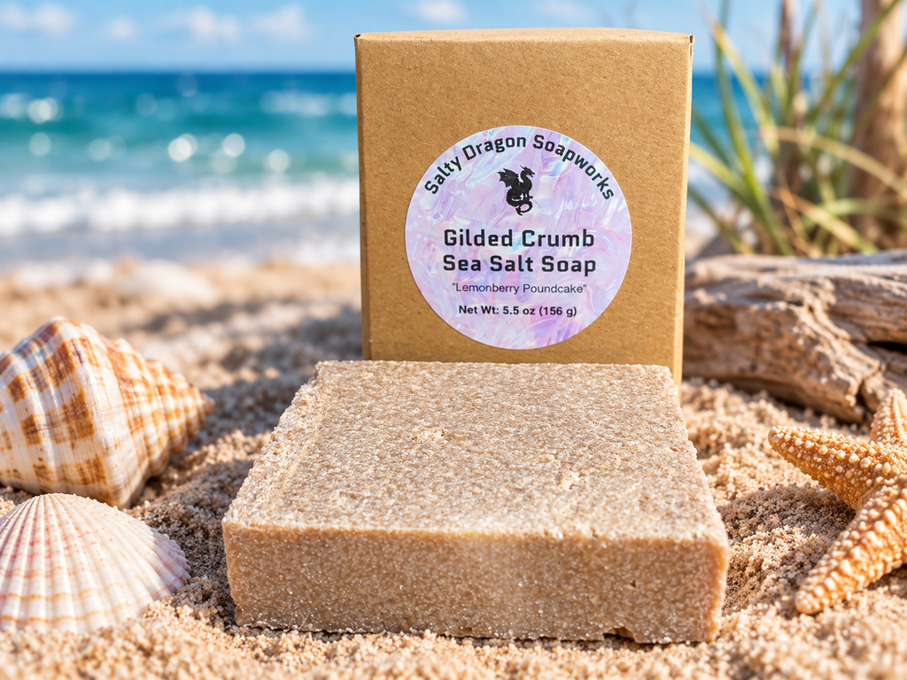 Gilded Crumb Sea Salt Soap Bar