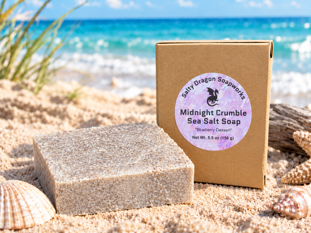 Midnight Crumble Sea Salt Soap Bar