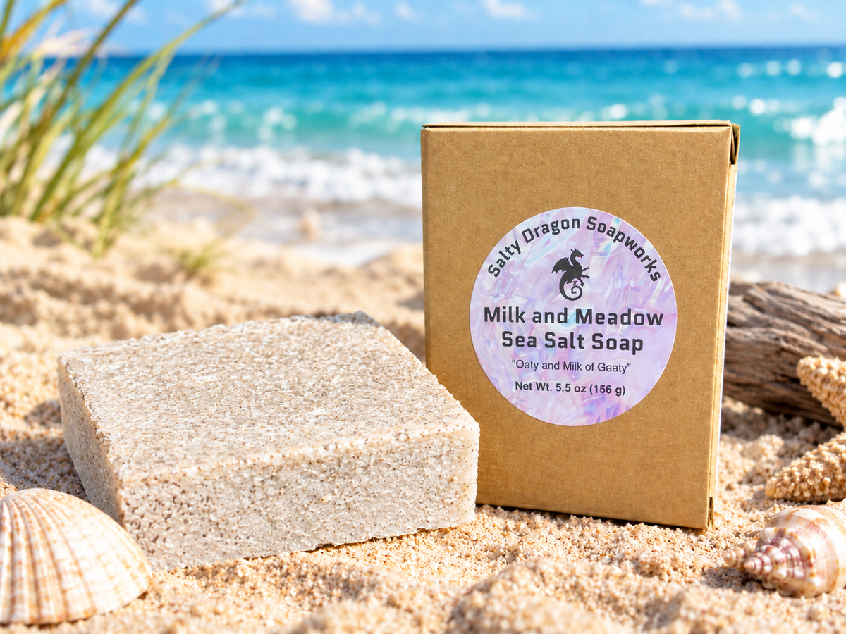Milk and Meadow Sea Salt Soap Bar